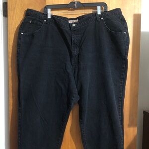 Just My Size Black Denim Straight Jeans